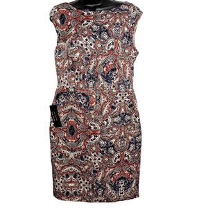 NWT THE LIMITED Paisley Sheath Dress